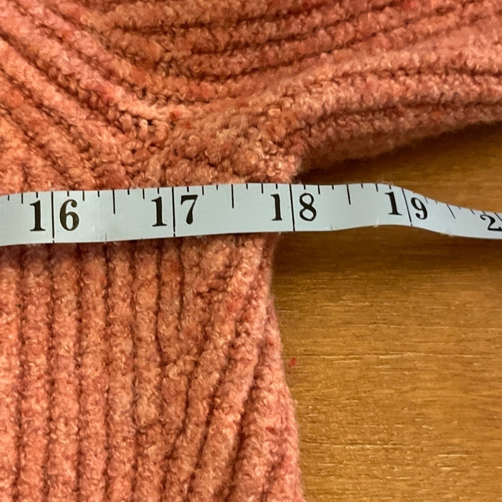 Madewell  Northfield Mock neck Sweater Heather Poinsetta Pink Size S H3339 - Picture 7 of 13